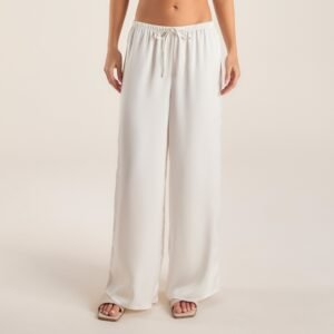 Satin Pants - Off White