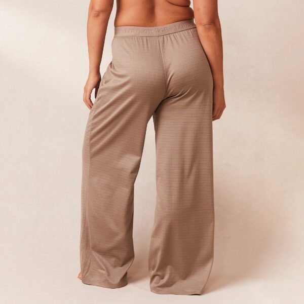 Classic Fleece Oversized Pajama Trousers - Fawn - Image 8