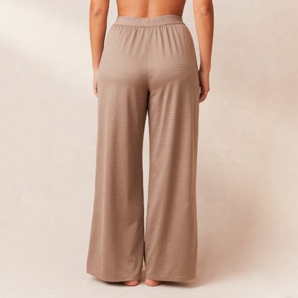 Classic Fleece Oversized Pajama Trousers - Fawn - Image 2