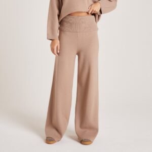 Knitted Pants - Mink