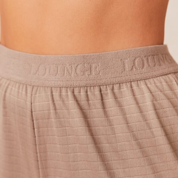 Classic Fleece Oversized Pajama Shorts - Fawn - Image 4