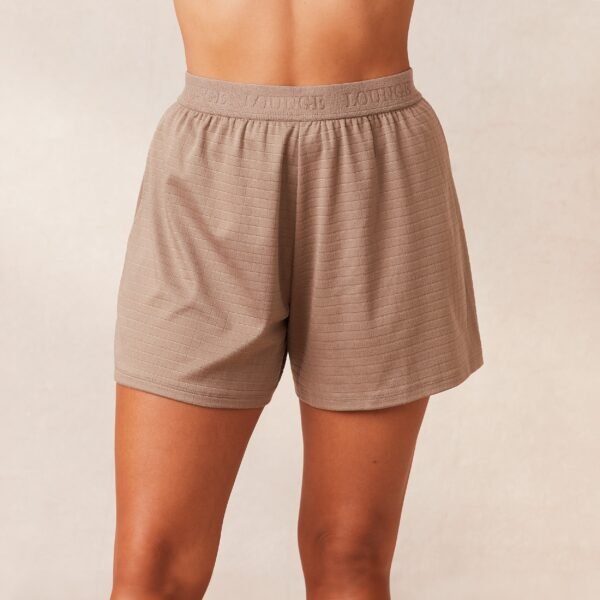 Classic Fleece Oversized Pajama Shorts - Fawn - Image 5