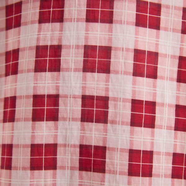 Sheer Maxi Skirt - Red Check - Image 6